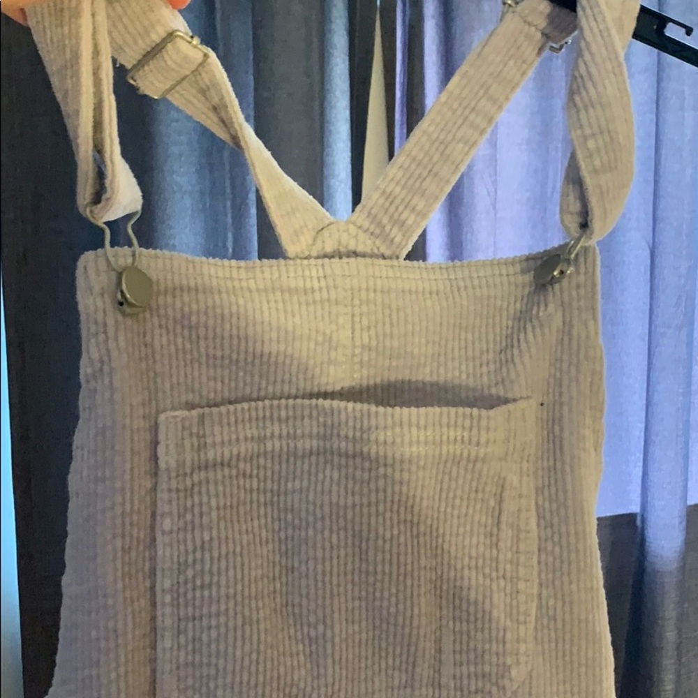 Purple Overall Dress